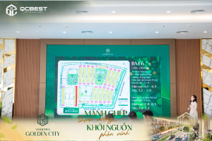 Đại diên của CĐT Vinhomes thuyết trình về dự án trong tương lai gần.