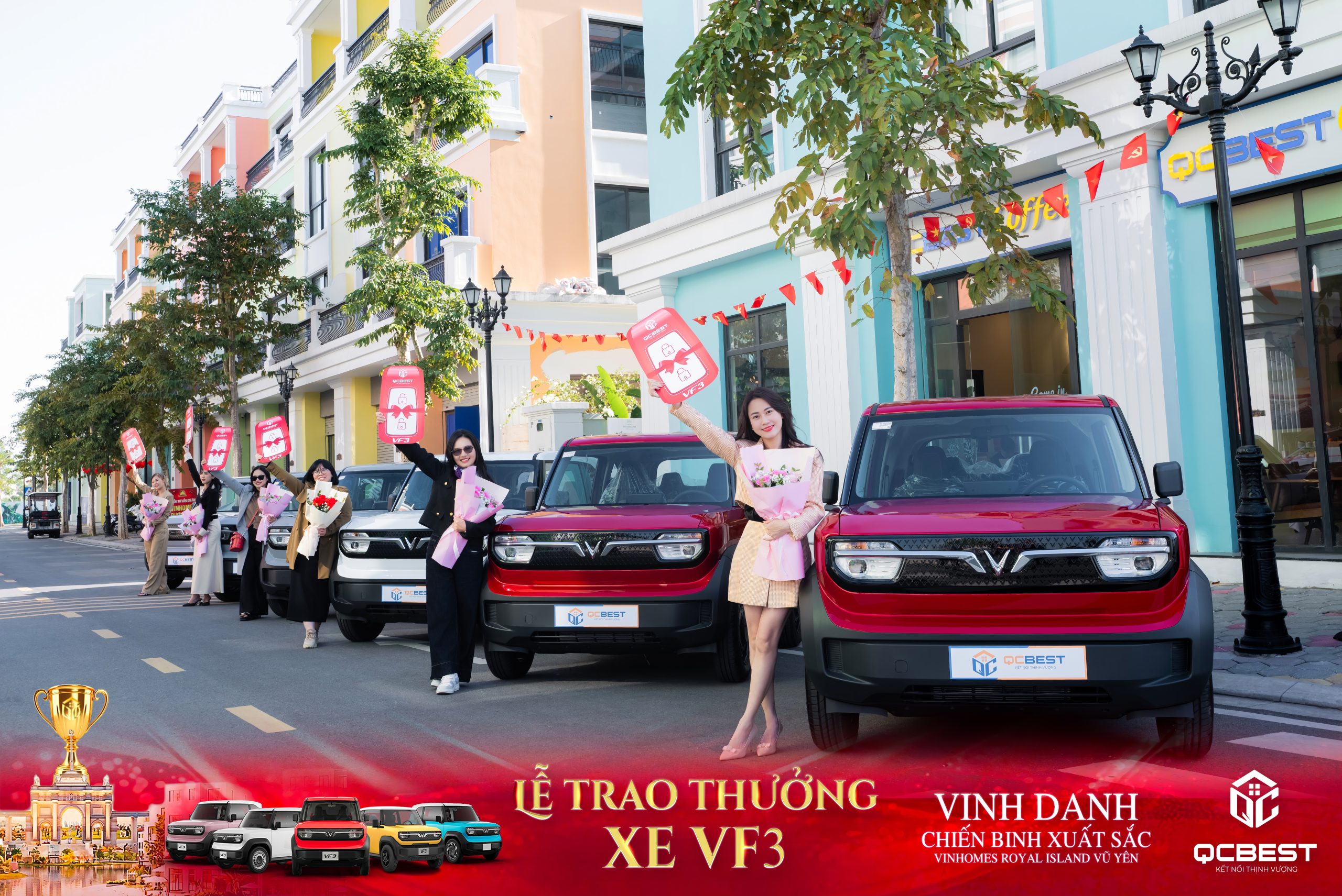 Những nhân viên ưu tú của QCbest bên cạnh VF3