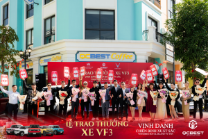 ảnh chụp sự kiện LỄ TRAO TẶNG XE VF3