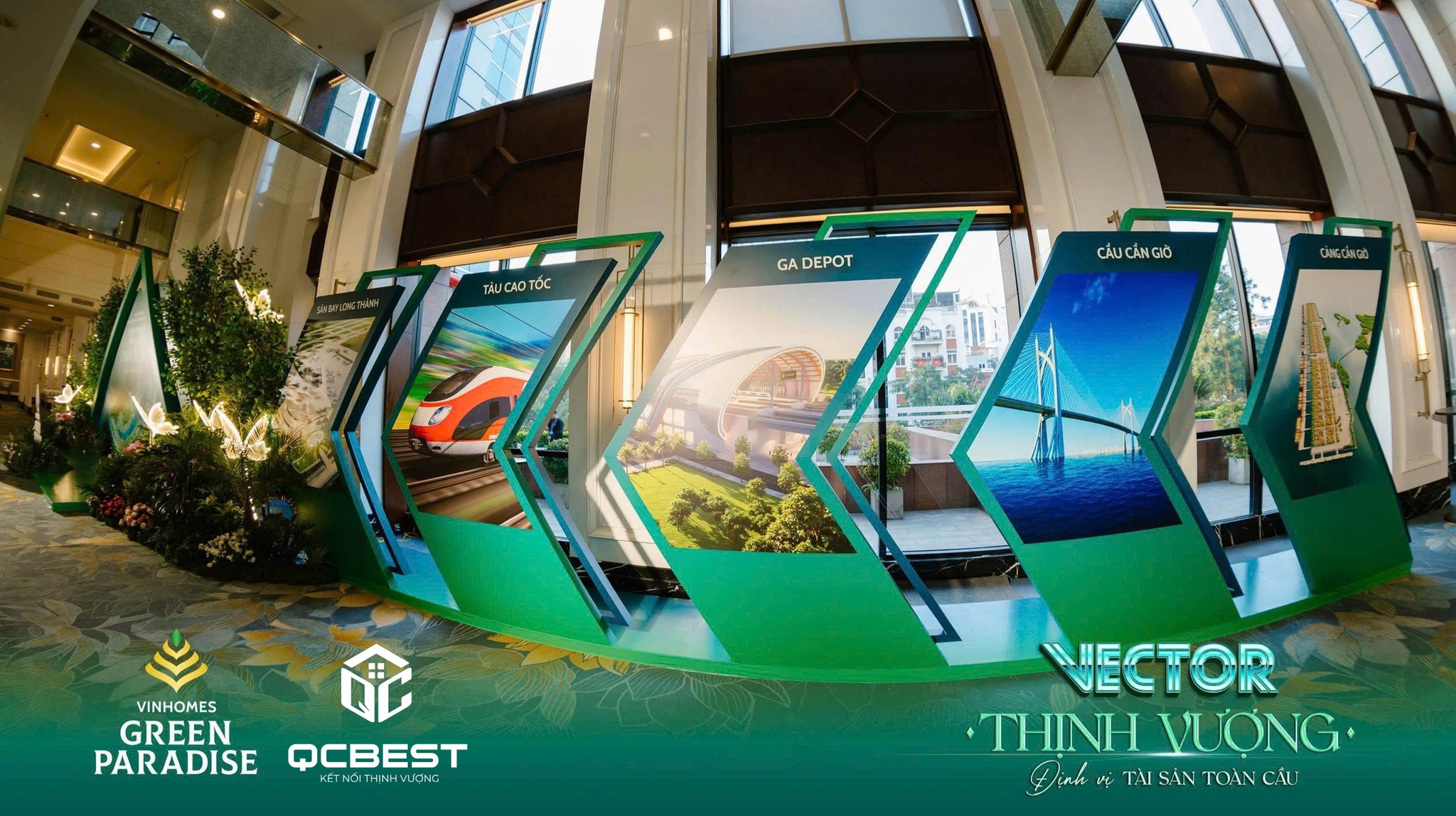 Sảnh trước hội trường sự kiện.