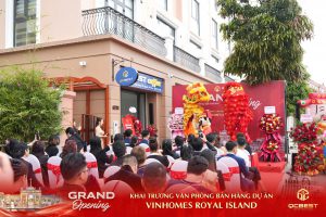 Toàn cảnh buổi lễ khai trương VPBH QCbest Hải Phòng.